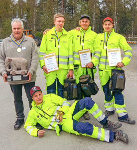 Skol-SM för unga maskinförare