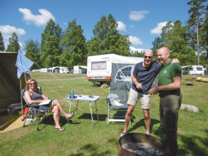 Camping med vildmarksstuk