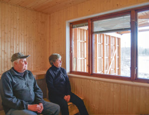 Nu står bastun färdig i Renstad