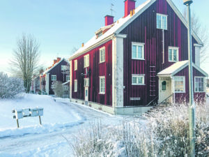 Återställer gamla hus