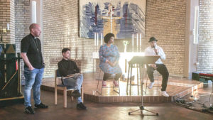 Hiphop, jazz och samtal i kyrkan