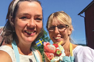 Hemgjord glass på bygden