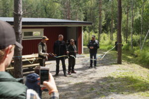 Förening byggde vildsvinsbana