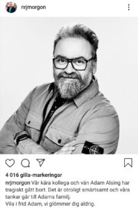 Adam Alsing avliden