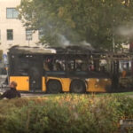 Brand i elbuss – åtta skadade i Karlstad
